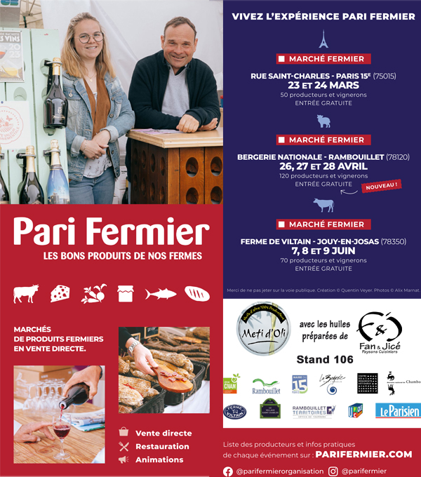 Affiche Marché Fermier à Jouy-en-Josas